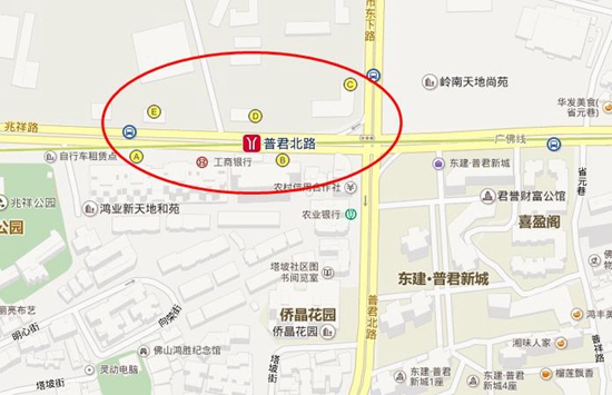 3 ,普君新城被普君北路站狠狠遗弃   说到地铁出口,普君北路地铁站