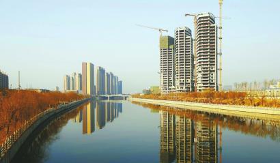 济南滨河新城雄姿初展