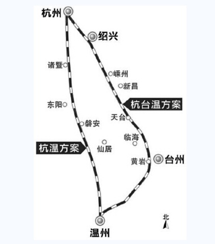 甬金铁路预2016开建嵊州新昌无铁路历史结束