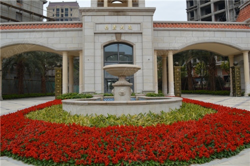 鼎盛大观:工程进度有条不紊 园林绿化建设中