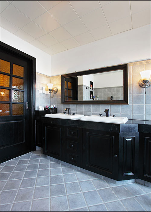 文青晒复古民国风100平公寓                        这间卧室是欧式