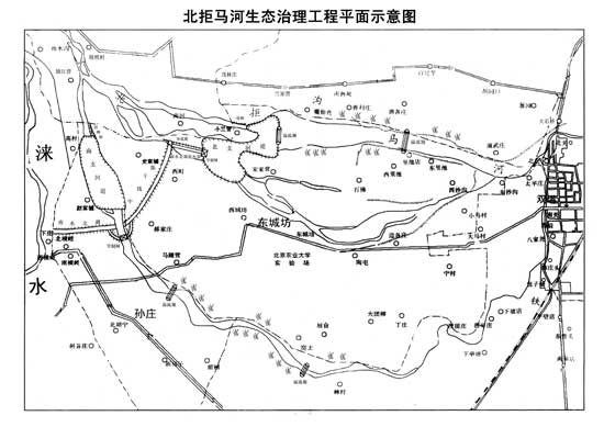 南拒马河规划图图片