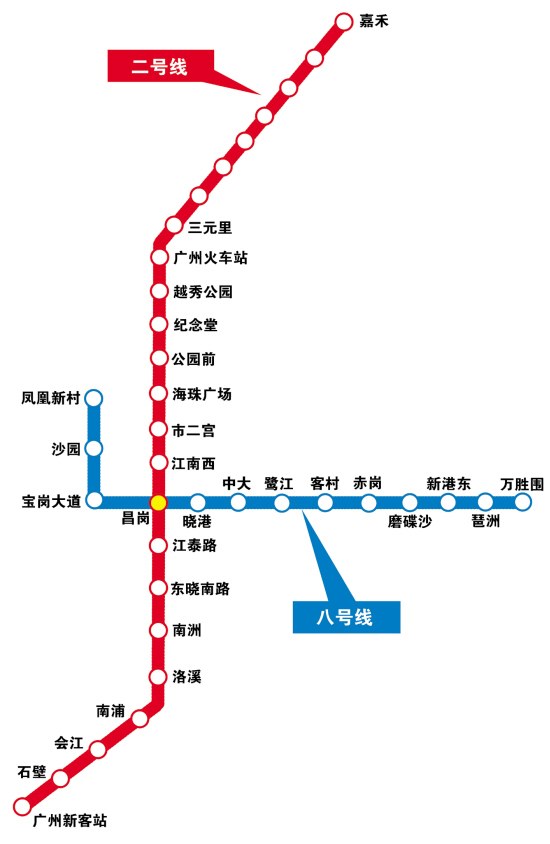 新二号线与八号线广佛线三号线北延线广州地铁五号线开通的喜庆还未