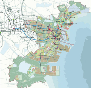 详解天津滨海新区轨道规划30分钟可抵达市区