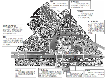 赵州桥景区平面图图片