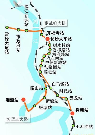 长株潭城际铁路开工建设各项准备工作均在紧张有序地进行中,全线3个