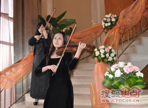 唯美林语活动现场小提琴表演