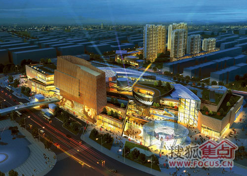 伟东乐客城夜景