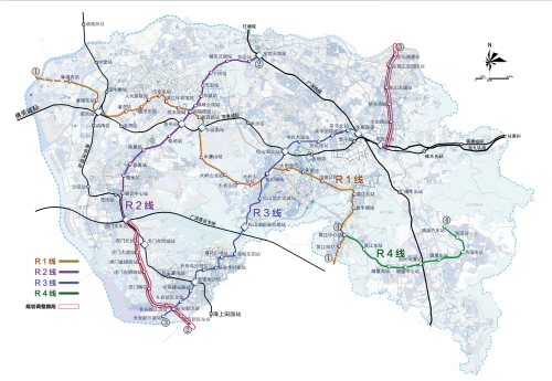 莞城轨r2线虎门至长安段等线路进行局部调整