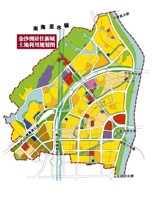 根据公布的《金沙洲居住新城控制性详细规划(2009版)》以及后续
