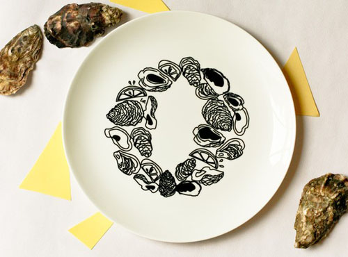 创意无处不在 盘子里的26个字母花样