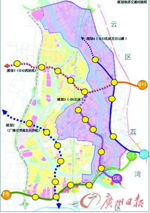 广州地铁12号线有望西延至金沙洲