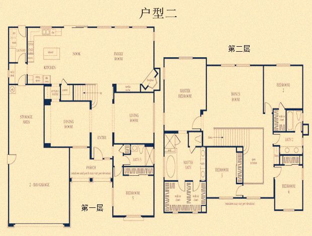 洛杉矶别墅户型图图片