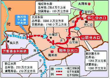 山西引黄工程北干线试通水大同朔州用黄河水