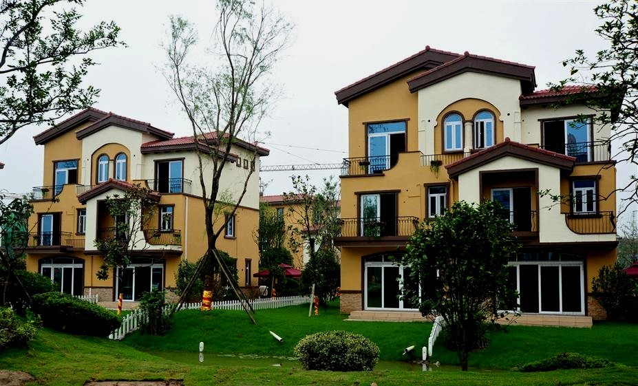 碧桂园双拼美墅实景