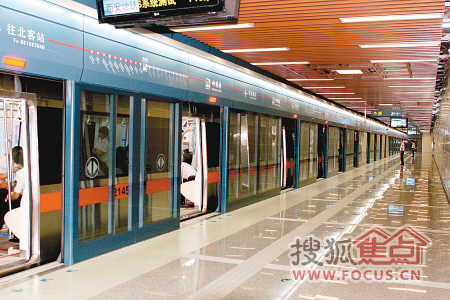 地铁2号线即将投入试运行 沿线物业大幅度升值