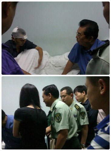 李双江看伤者替儿子道歉:宁愿你们把我打一顿