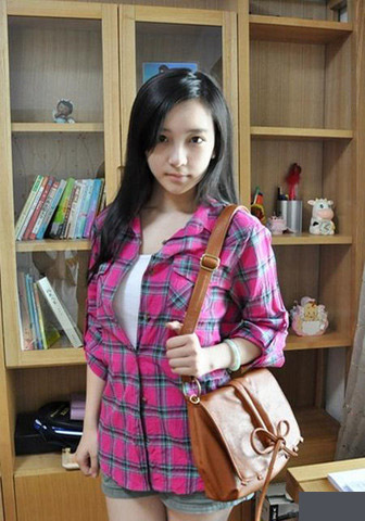 池方圆网络清新女神秒杀奶茶妹妹私房照