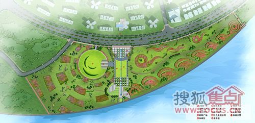 格力海岸濱海公園平面效果圖