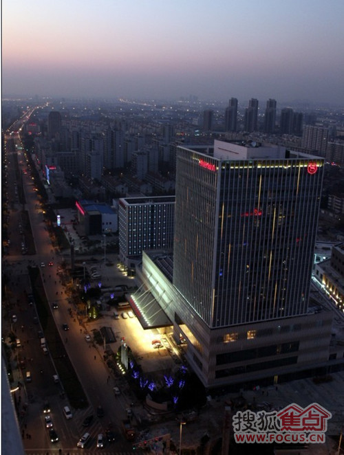 常州新北万达广场喜来登酒店夜景