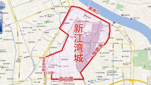 上海新江湾城地图图片