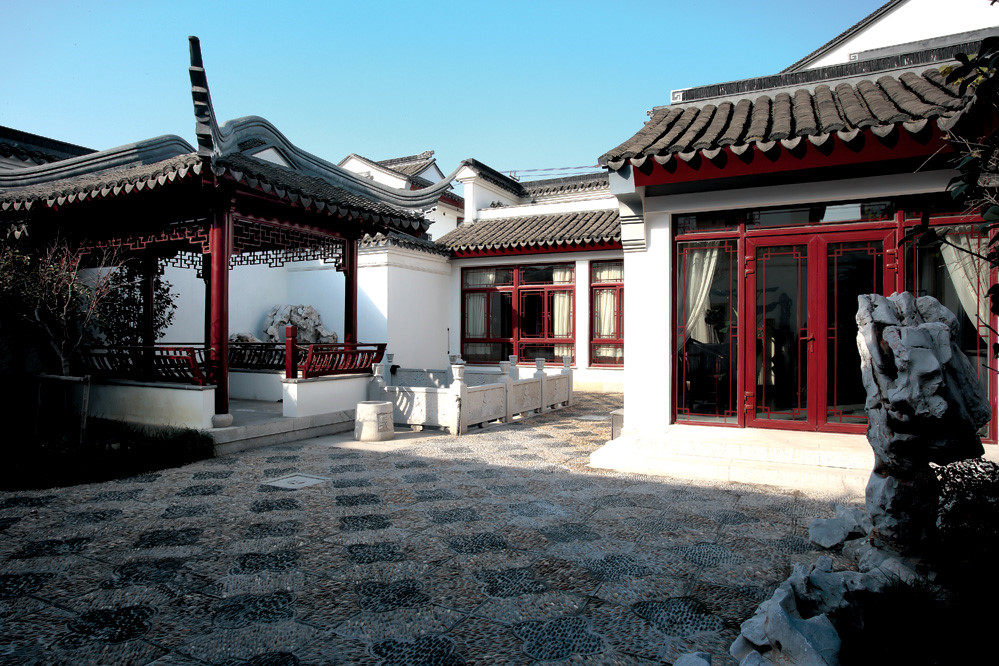 新中式风格大宅 现代感豪门庭院