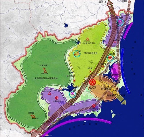 万宁城市规划及重点板块概述