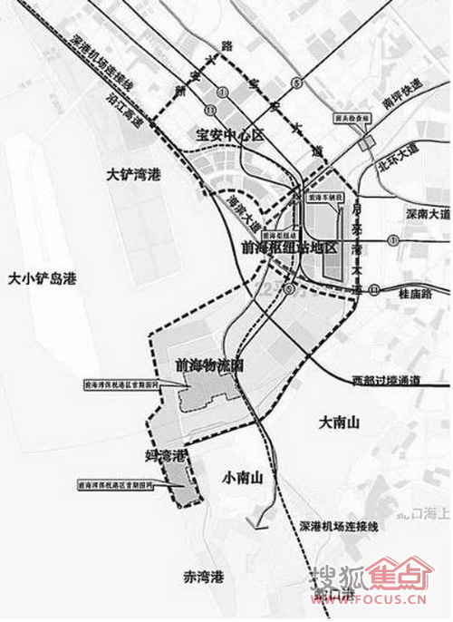 前海合作区,太子湾片区,海上世界规划图
