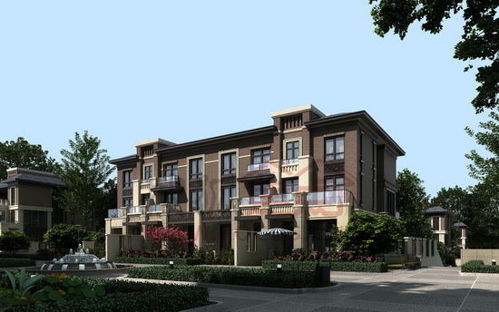 中海原山别墅四拼