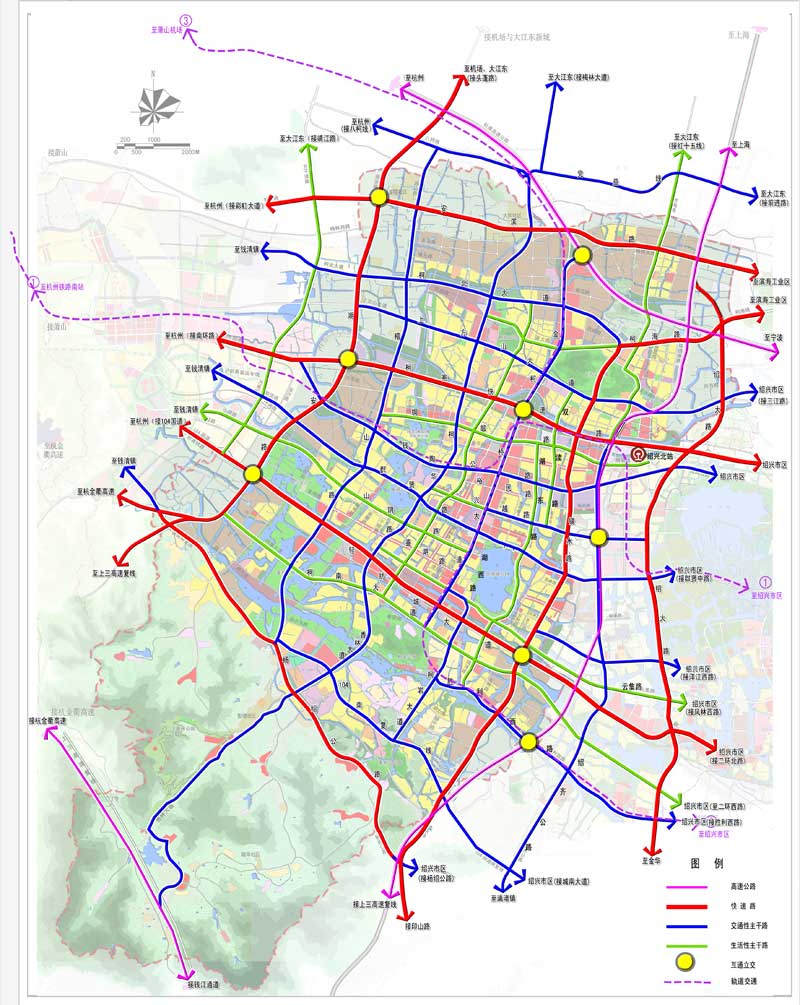 综合交通规划图
