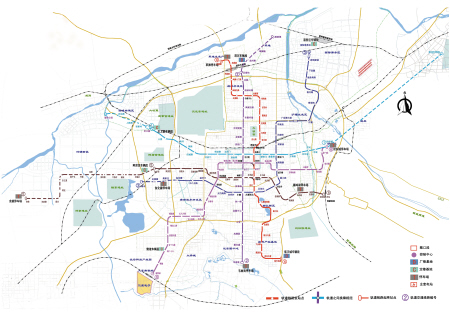 這些線路是:■地鐵7號線穿越咸陽