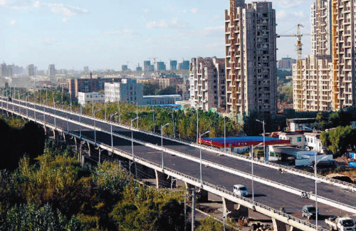 东二环高架桥今日全线通车