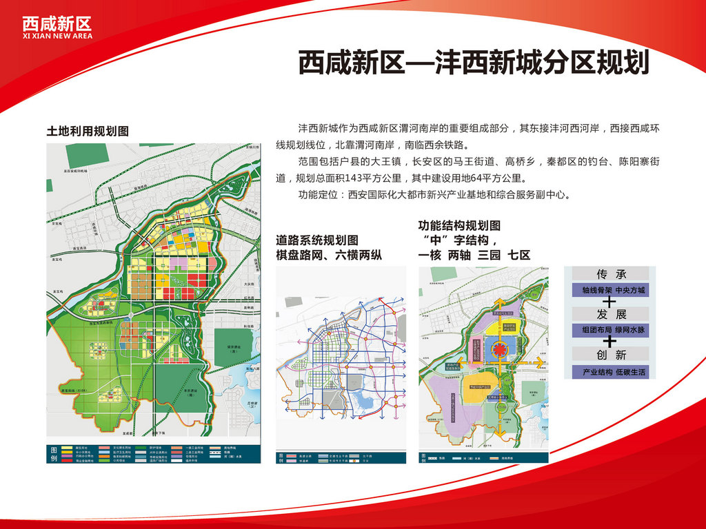 沣西新城高清规划图图片