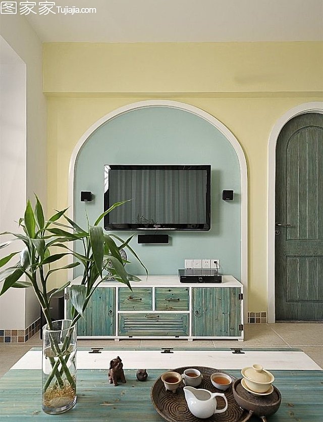 情系普罗旺斯 92平米的清爽温馨美家居(组图)