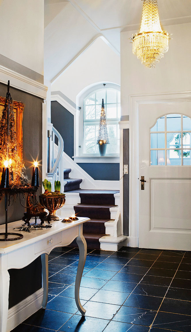 大雪覆城 丹麦皇室风范的复古圣诞家