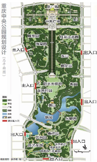 江夏中央大公园地图图片