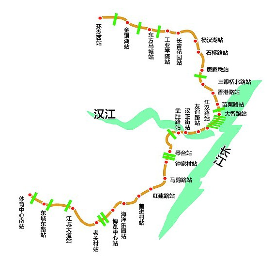 武汉地铁6号线 站点图片