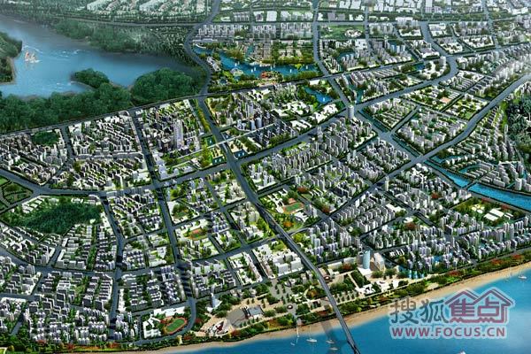 肇庆城东新区规划效果图