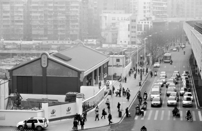 循礼门火车站看不到老砖瓦痕迹