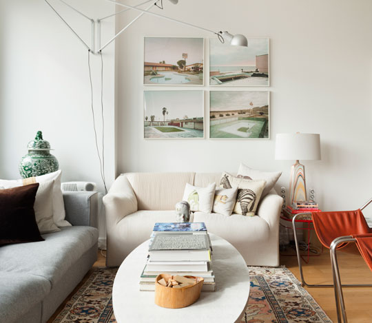 白色小清新 春天明媚阳光的简约房间(组图)