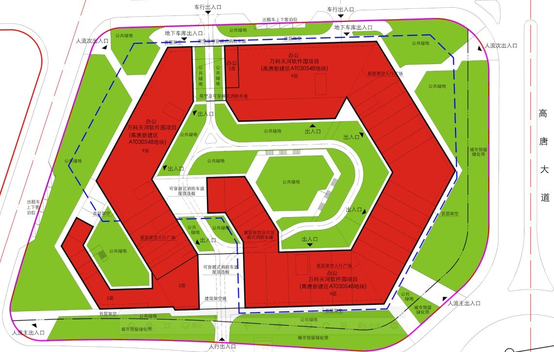 万科广州首个商业项目规划出炉将建3栋写字楼