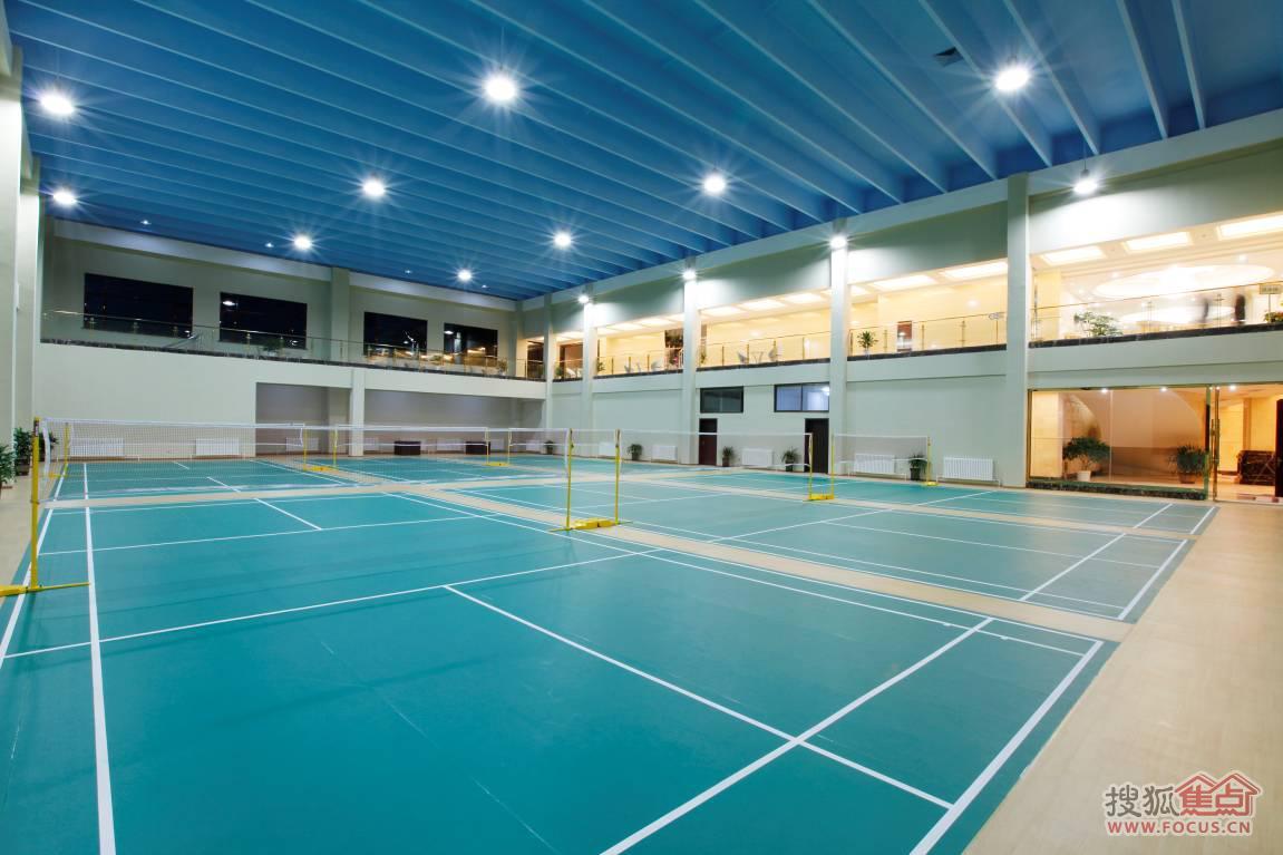 羽毛球馆实景图