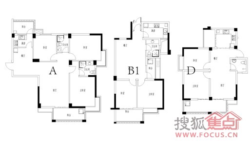 新慧金水岸 户型图