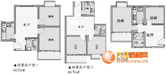 九江:怡居苑公租房8种户型,哪款是你的菜?