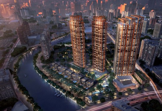 华侨城苏河湾刷新城市高度 浦西第一高住宅8月亮相