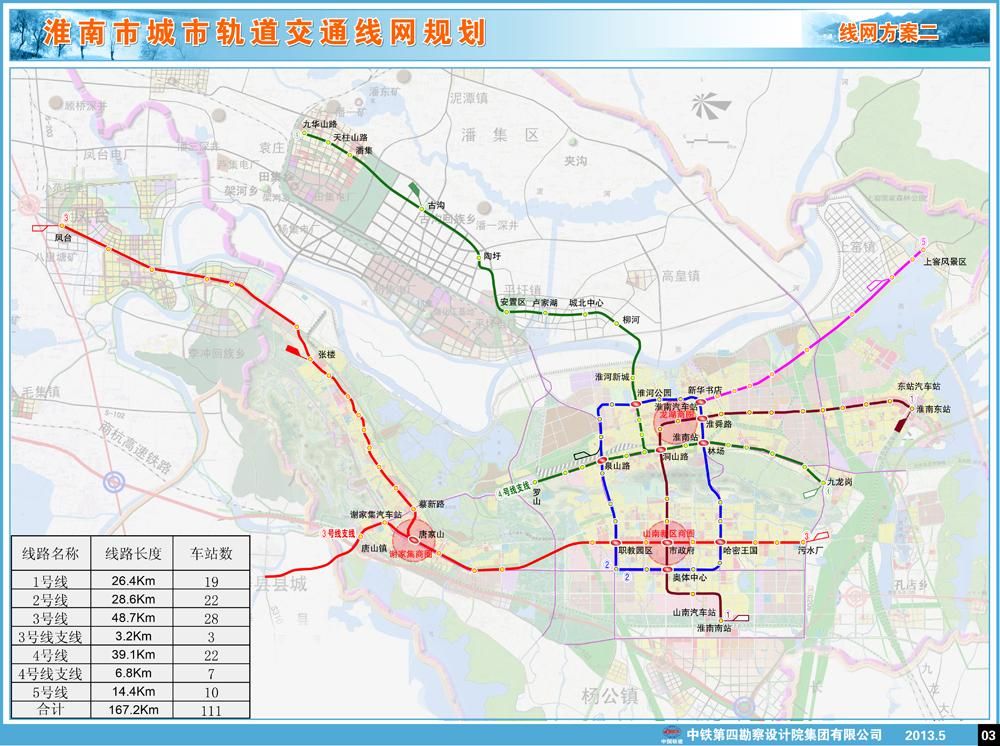 据淮南报业新闻网报道,根据《淮南市城市轨道交通线网规划》,未来将