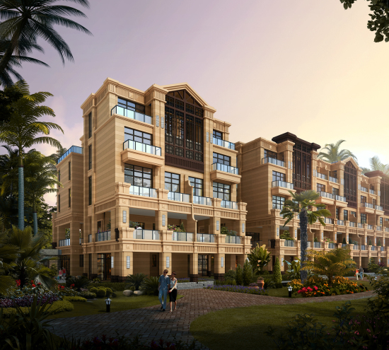 低层住宅北向效果图