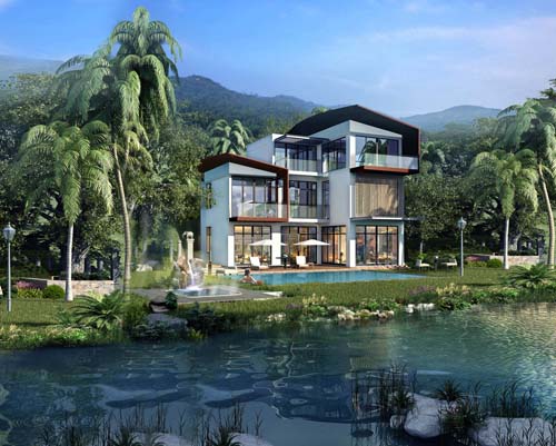 文化,是颐和一直在强调和追求的,台山颐和温泉城首期推出的独栋别墅