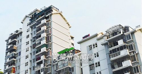 名桂佳园多住户盖"楼上楼"