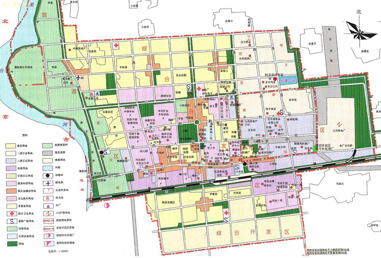 燕郊市区地图图片